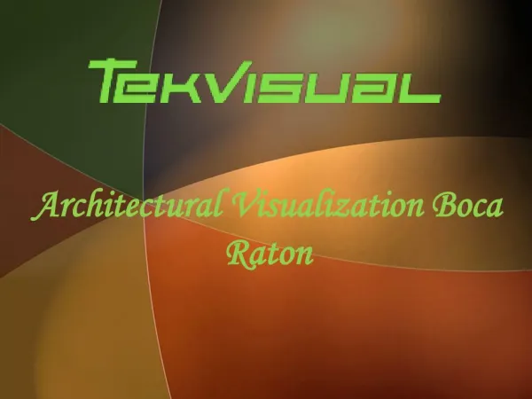 Architectural Visualization Boca Raton