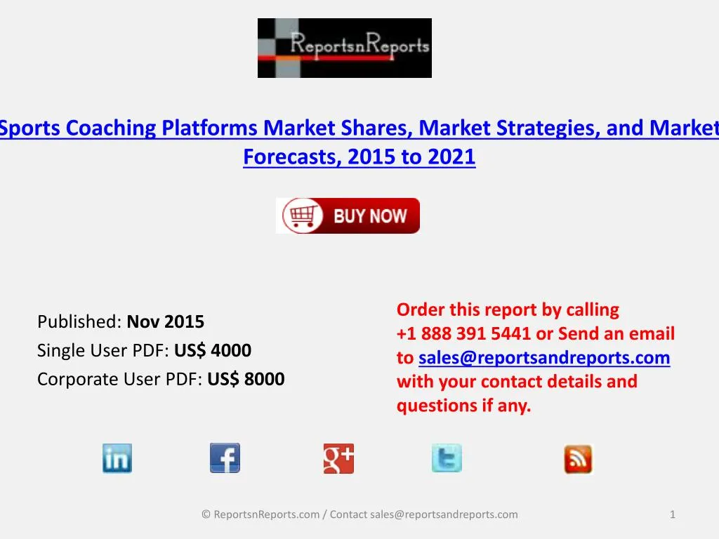 sports coaching platforms market shares market strategies and market forecasts 2015 to 2021