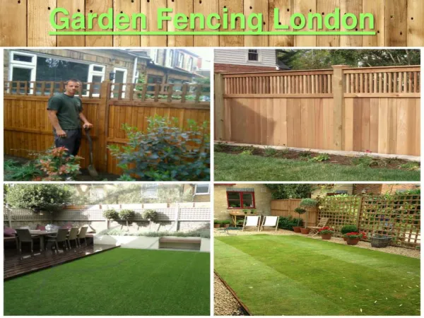 Garden Fencing North London - Make Gardening Fast and Effortless