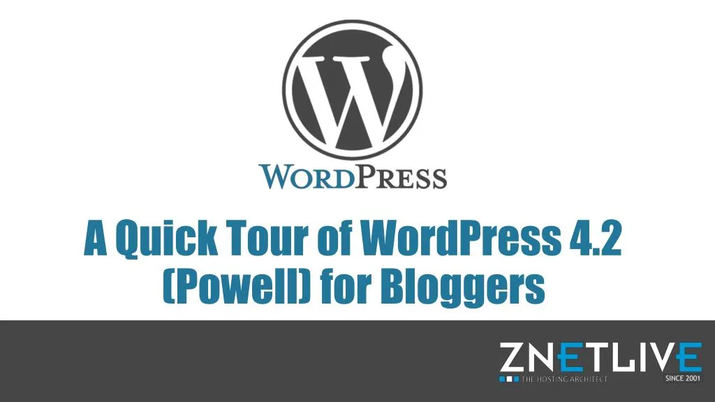 a quick tour of wordpress 4 2 powell for bloggers