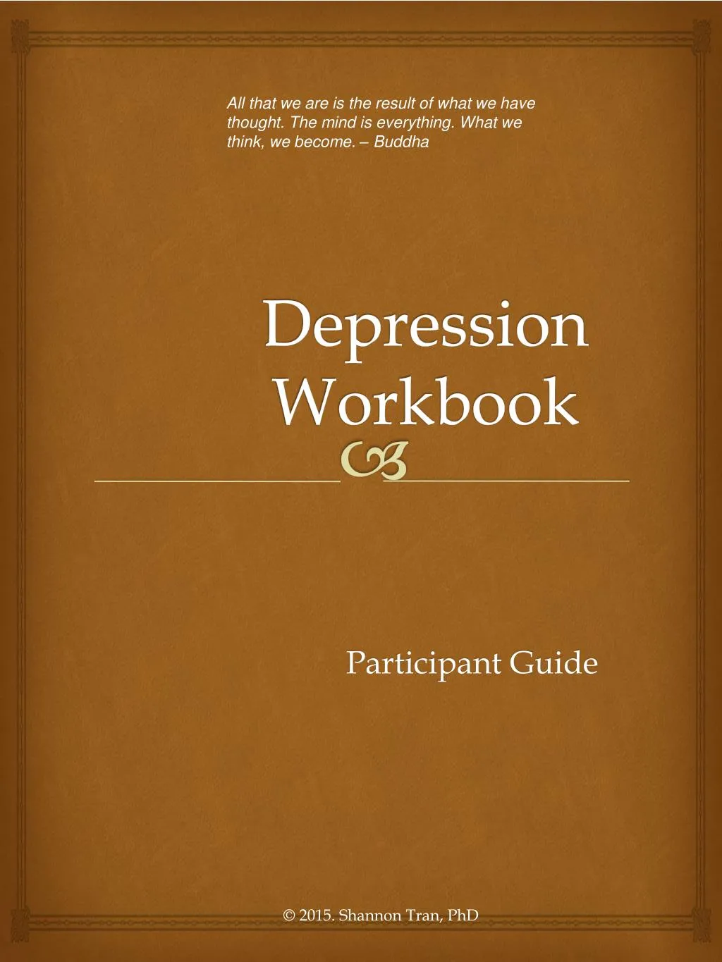 depression workbook
