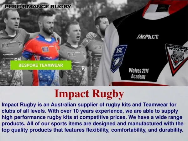 Rugby Kit Australia