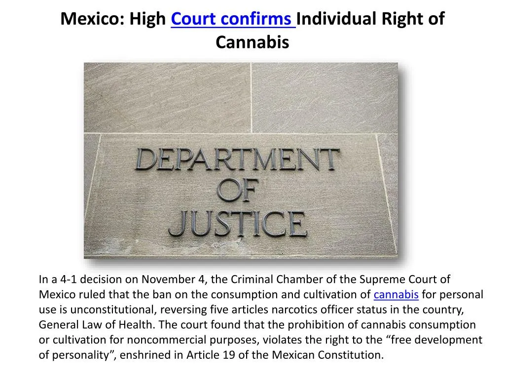 mexico high court confirms individual right of cannabis