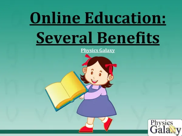 Online education several benefits
