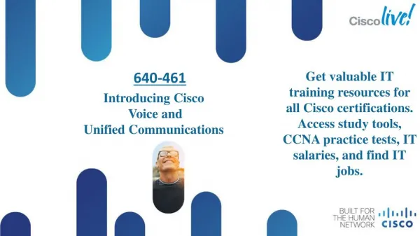 Pass4sure 640-461 Cisco Voice And Unified Communications