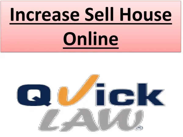 Increase Sell House Online