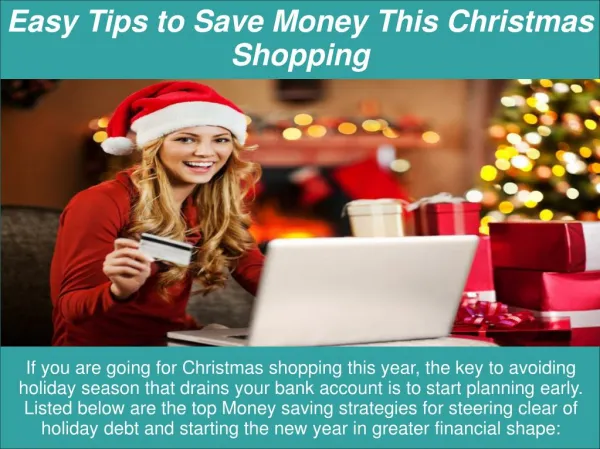 Easy Tips to Save Money This Christmas