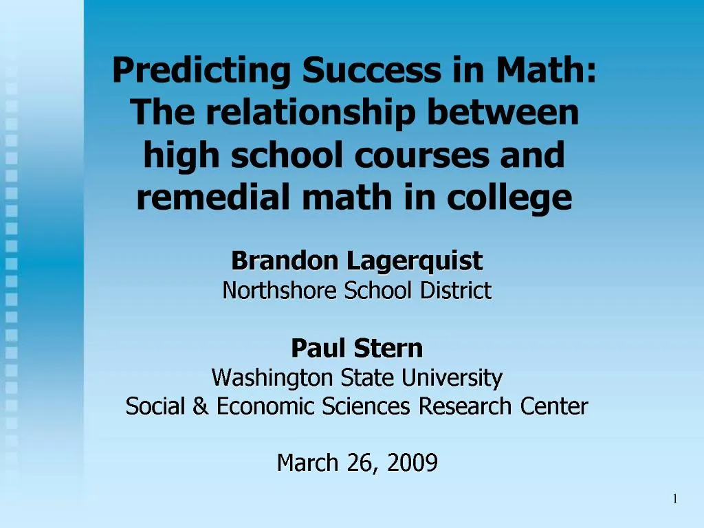 ppt-predicting-success-in-math-the-relationship-between-high-school