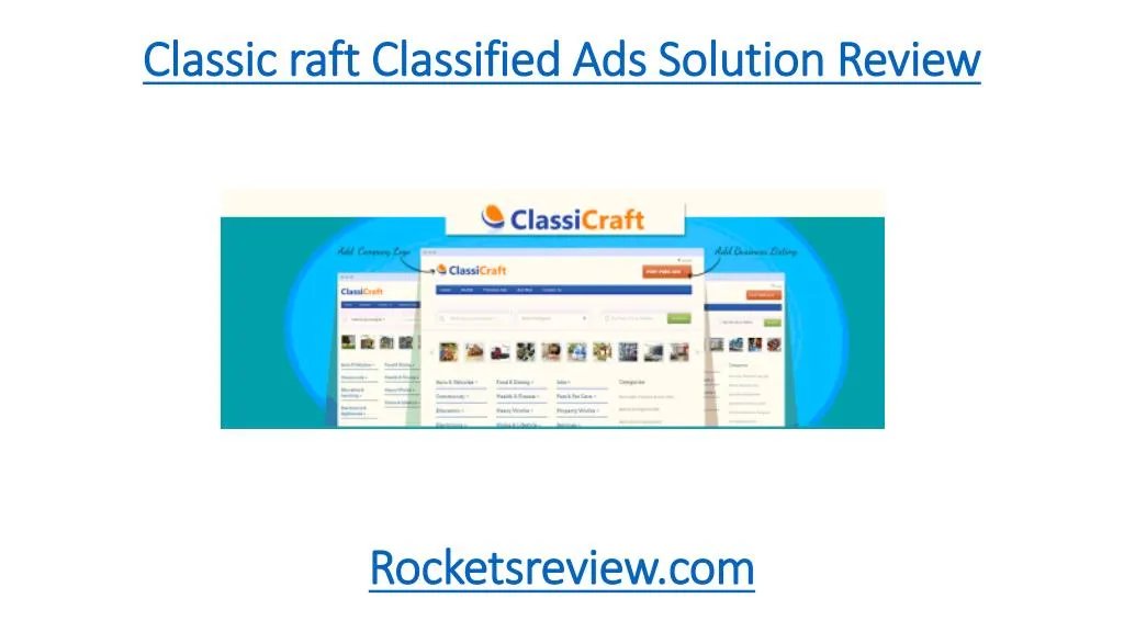 classic raft classified ads solution review