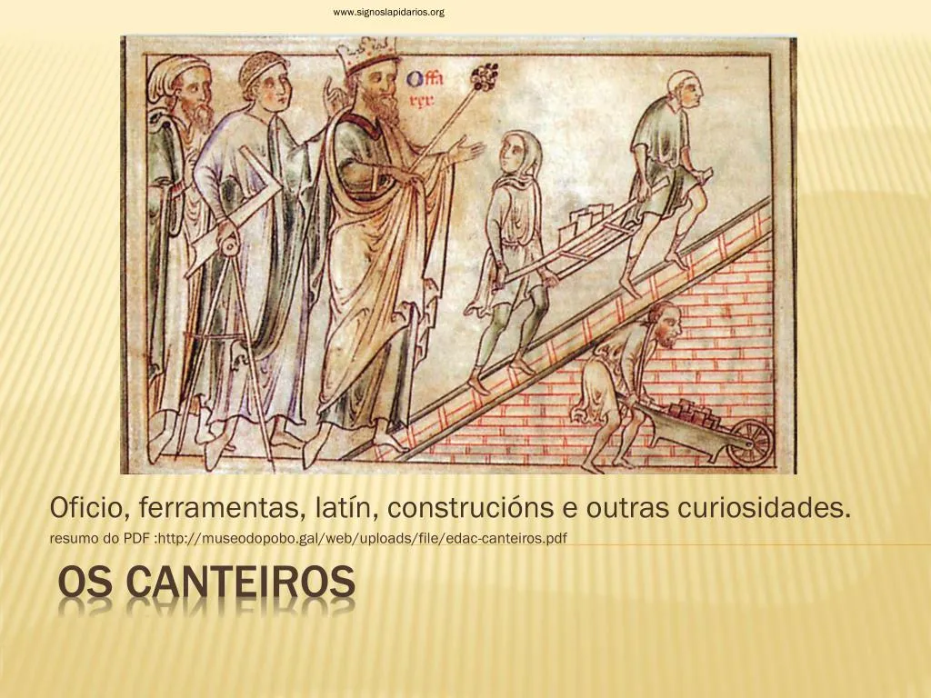 os canteiros