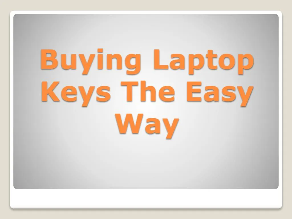buying laptop keys the easy way