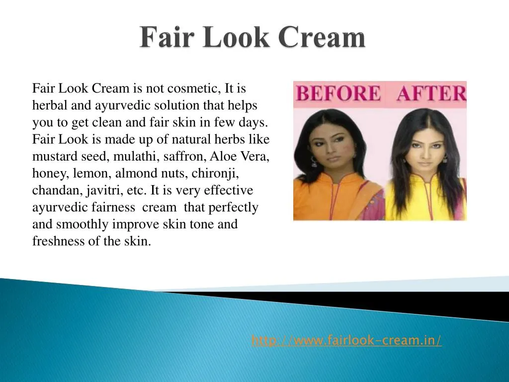 fair look cream