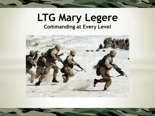 LTG Mary Legere - US Army Commanding General