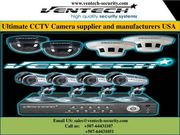 Ultimate CCTV Camera supplier and manufacturers USA