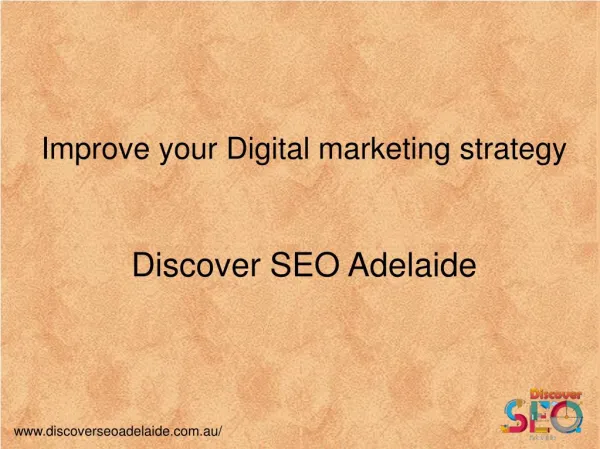 Digital Marketing : Plan, Strategy and Service by Discover SEO Adelaide