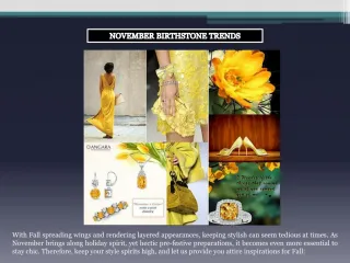 NOVEMBER BIRTHSTONE TRENDS - slide 1