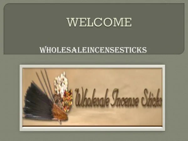 Holiday Scented Incense Sticks