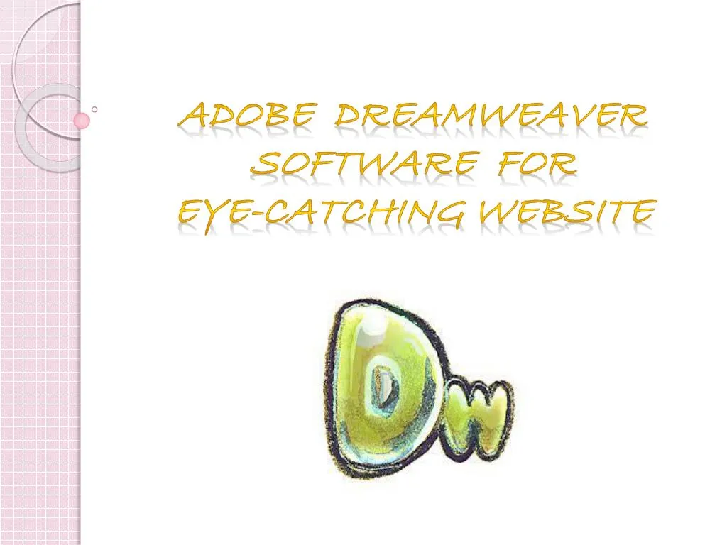 adobe dreamweaver software for eye catching website