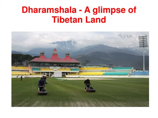 Tourist places in dharamshala