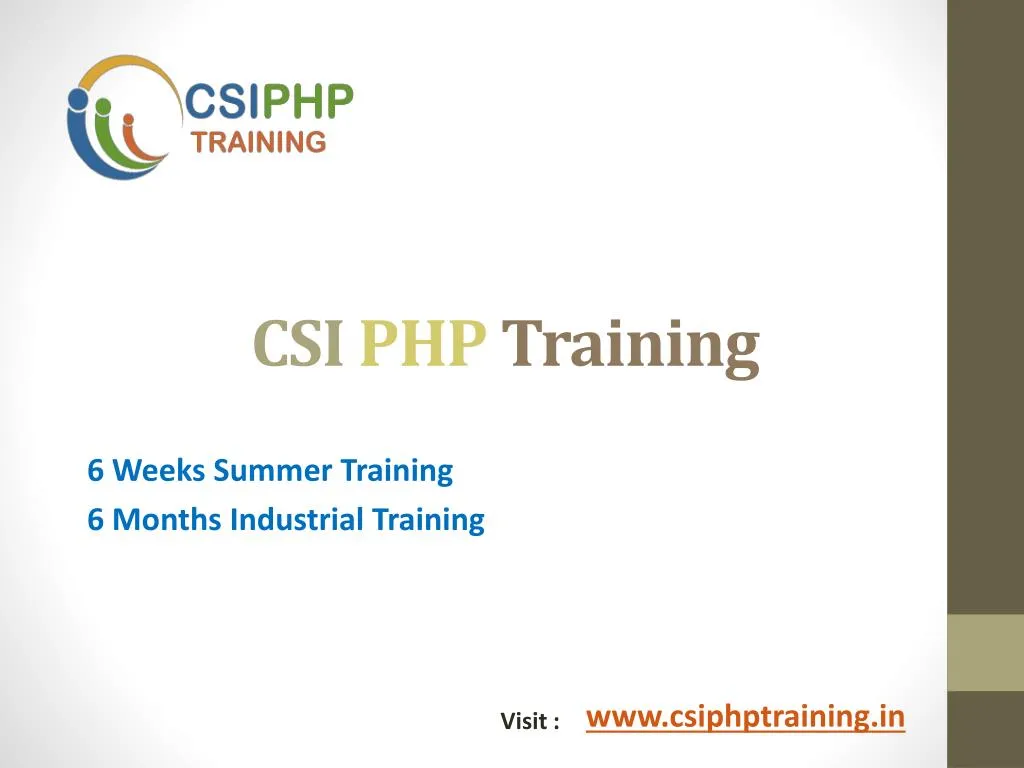 csi php training
