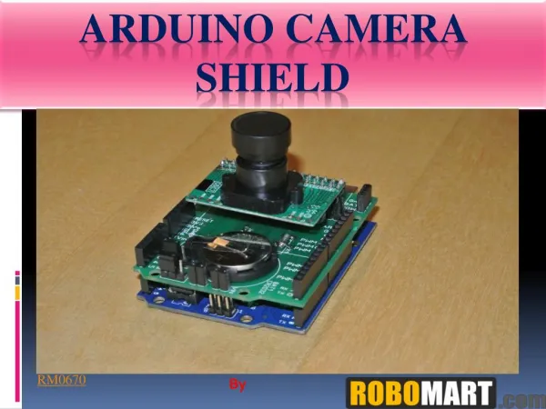 Arduino Camera Shield by Robomart