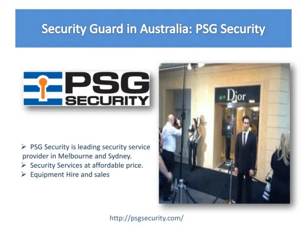 Security Guards - Psg Security