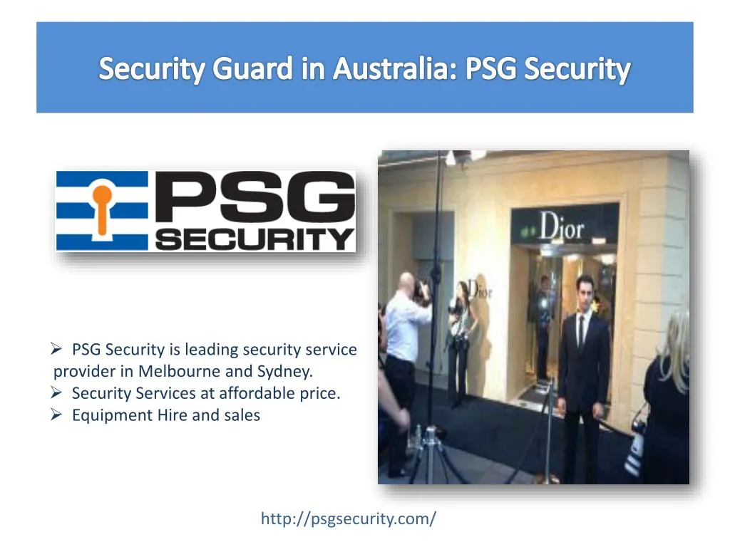 security guard in australia psg security