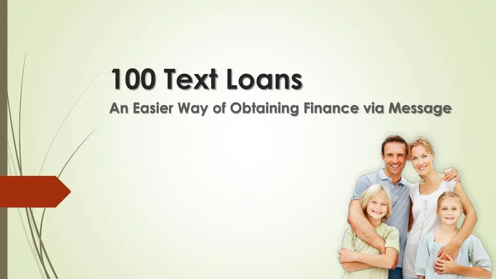 100 text loans