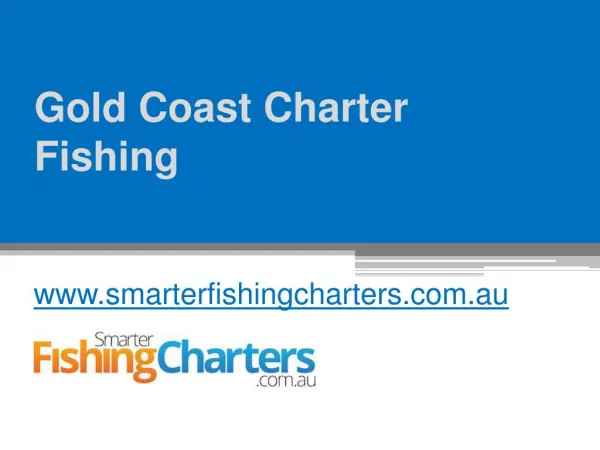 Visit for Gold Coast Charter Fishing - www.smarterfishingcharters.com.au