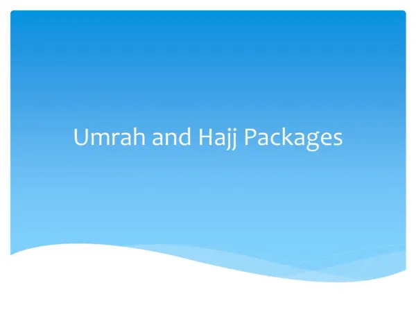 Umrah Packages December 2015