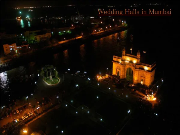 Wedding Halls in Mumbai