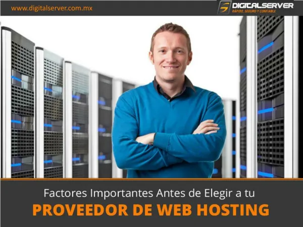 Características Para Elegir tu Web Hosting en México