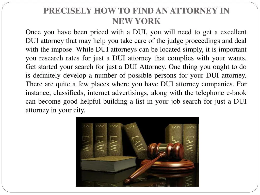 precisely how to find an attorney in new york