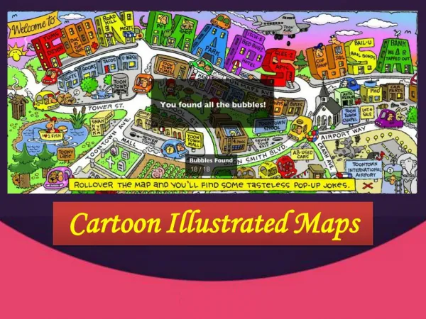 Cartoon Illustrated Maps