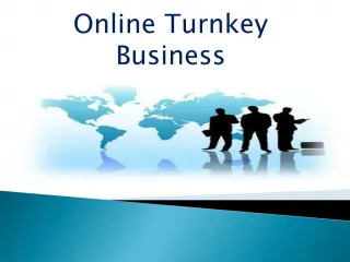 Online Turnkey Business - slide 1