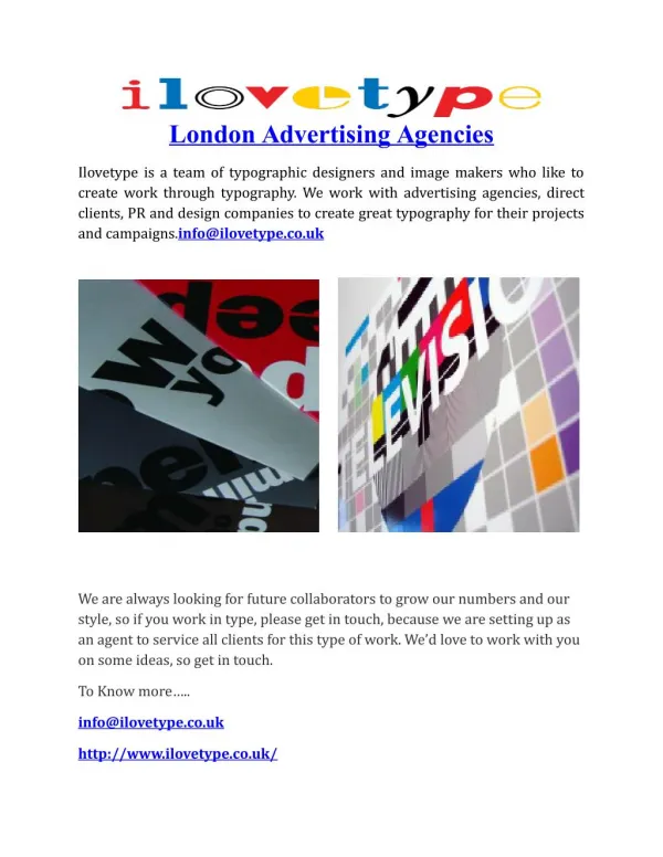 London Advertising Agencies