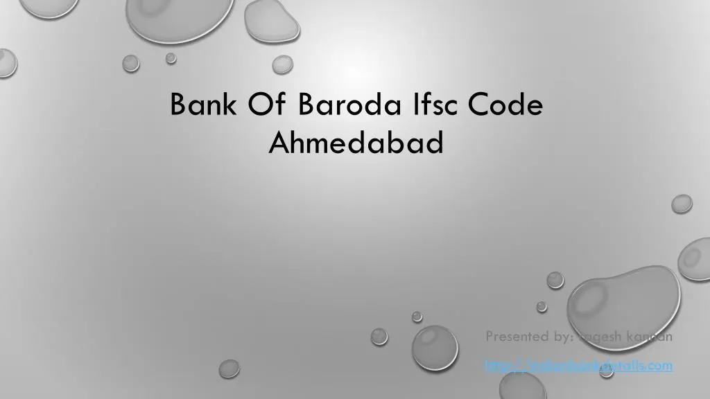 bank of baroda ifsc code ahmedabad
