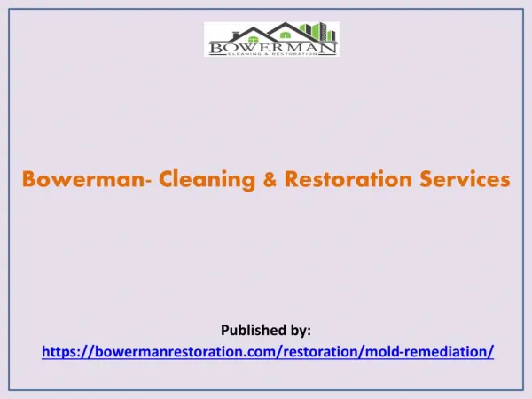 Bowerman- Cleaning & Restoration Services