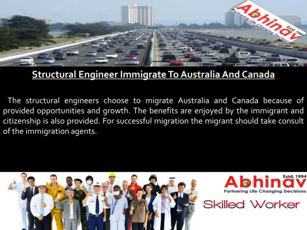 Structural Engineer Immigrate To Australia And Canada