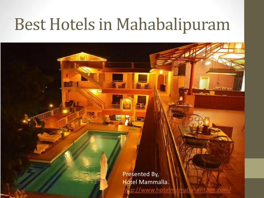 best hotels in mahabalipuram
