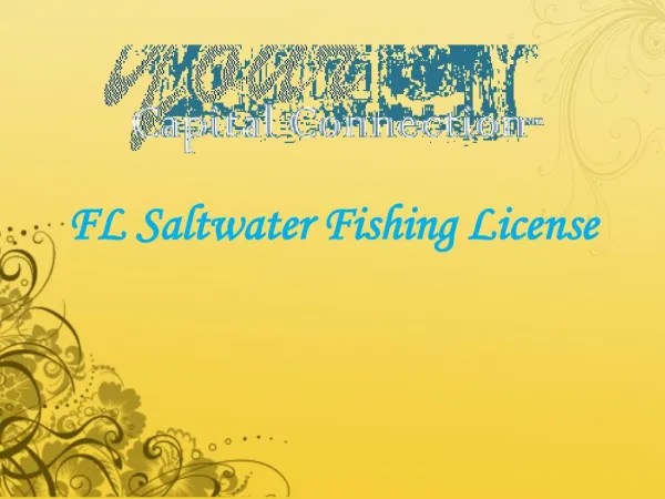 FL Saltwater Fishing License