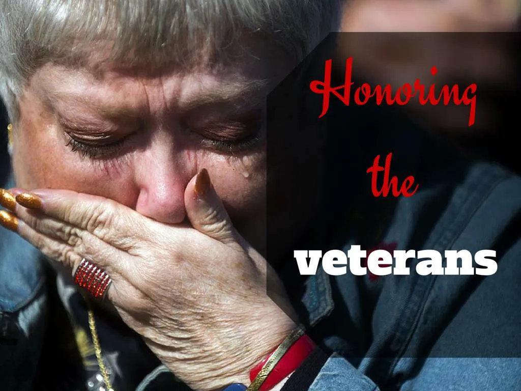 honoring the veterans