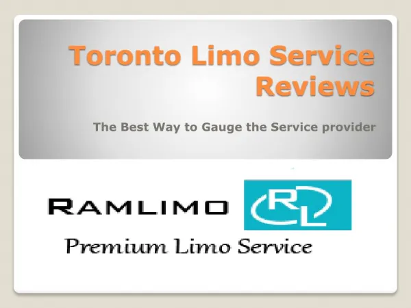 Toronto Limo Services Reviews