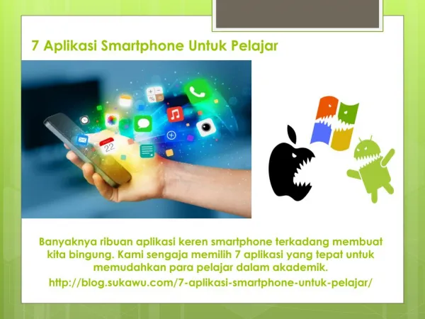 7 aplikasi smartphone untuk pelajar