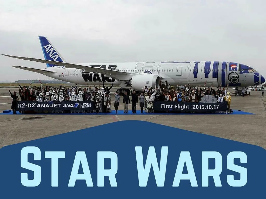 star wars themed plane