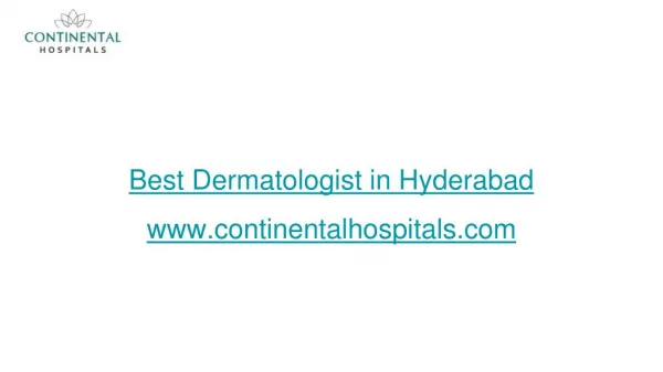 Best Skin Specialist in Hyderabad