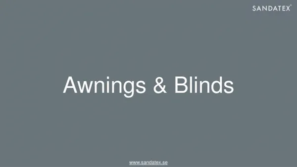 Attractive Awnings and Blinds