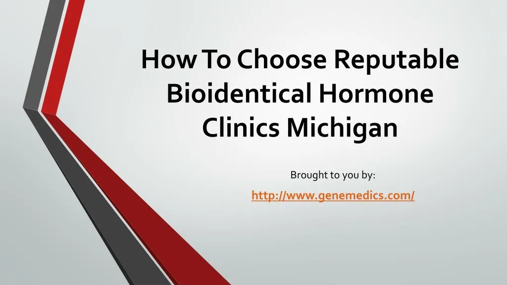how to choose reputable bioidentical hormone clinics michigan