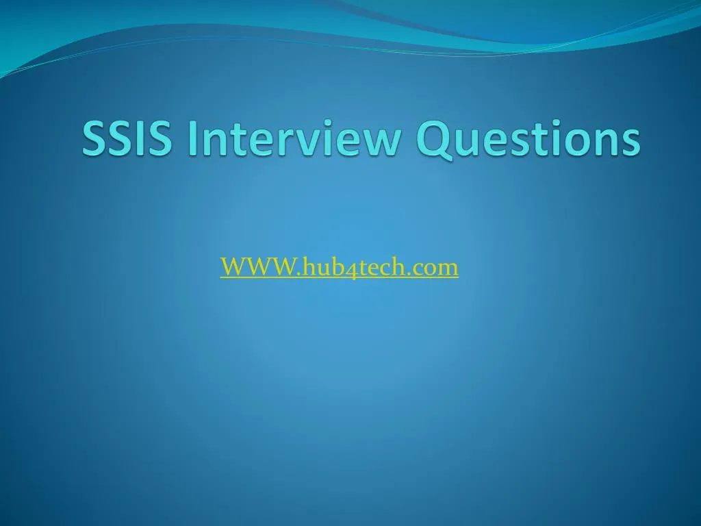 ssis interview questions