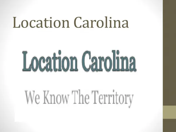 Location Carolina